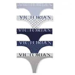 VICTORIA'S SECRET - CALZON TANGA VICTORIA’S SECRET PACKX5 AZUL