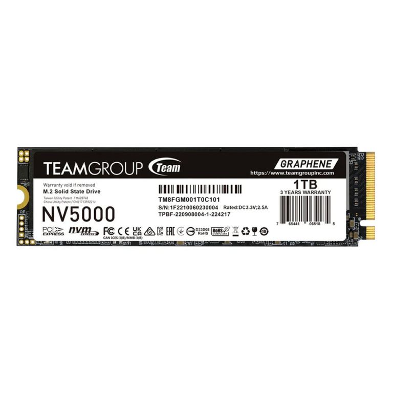 Disco Sólido NV5000 1TB M.2 PCIe 4.0 NVMe
