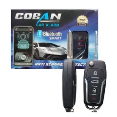 GENERICO - Alarma flip Coban, codigo variable,con Bluetooth, universal tipo ford