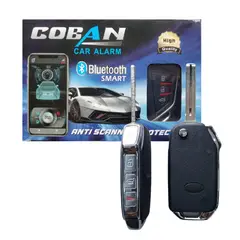 GENERICO - Alarma flip Coban, codigo variable,con Bluetooth, modelo universal tipo kia