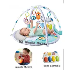BABY CAM - Gimnasio para Bebe Deluxe con Musical Juguetitos Bear