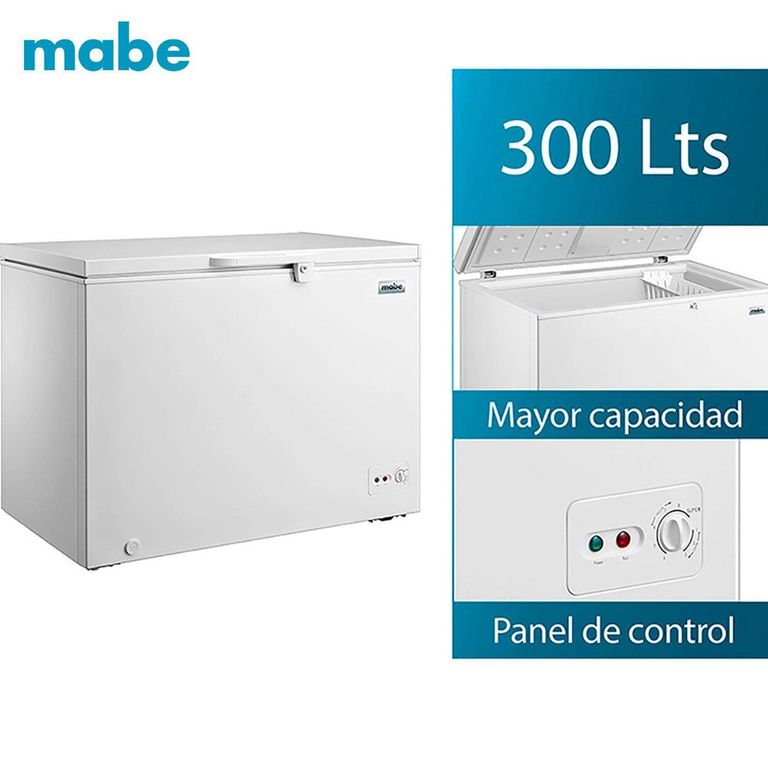 CONGELADORA HORIZONTAL 290L BLANCO CHM300PB2