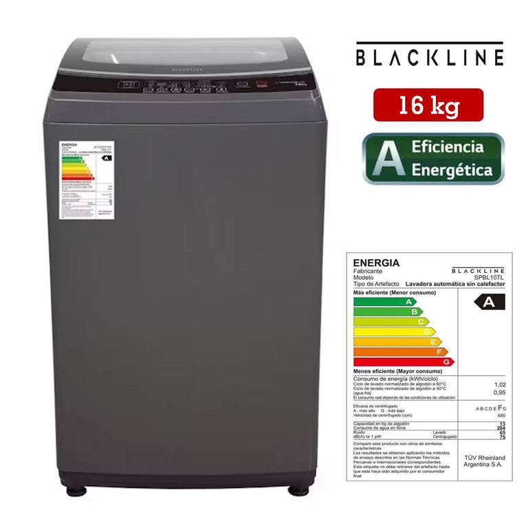 LAVADORA 16 KG CARGA SUPERIOR SPBL16TL GRIS