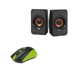 KISONLI - COMBO MOUSE INALAMBRICO + PARLANTES - PARA TU PC O LAPTOP