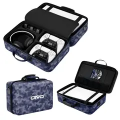 DOBE - Maleta Grande De Transporte Para Ps5 Ps5 Slim Ps5 Pro Estuche De Transporte Camuflado