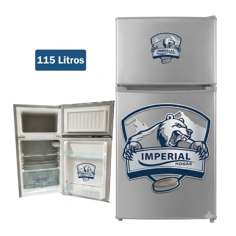 FRIGOBAR BCD-105 LITROS DE 2 PUERTAS SILVER