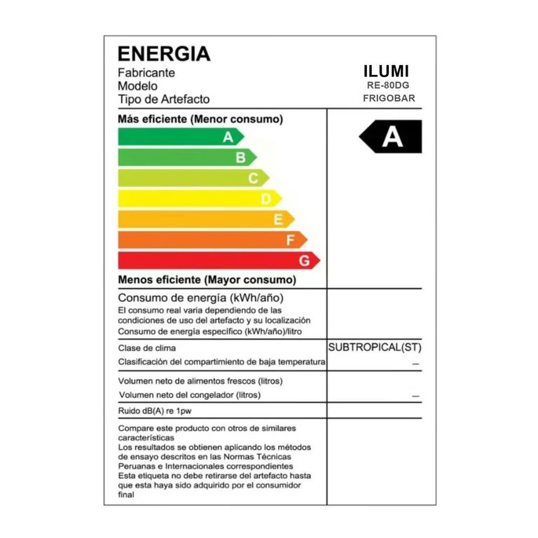 Frigobar 2 Puertas RE-80DG Frost 80L