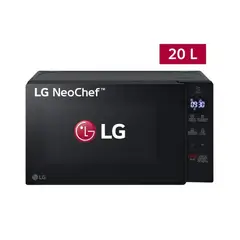 LG - Horno Microondas 20L MS2032GAS Negro