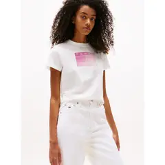 TOMMY HILFIGER - CAMISETA TJW REG GRADIENT FLAG SS