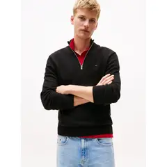TOMMY HILFIGER - SWEATER TJM SLM ESS LIGHT + ZIP SWTR E