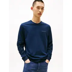 TOMMY HILFIGER - CAMISETA TJM SLIM CHEST LINEAR LS TEE E