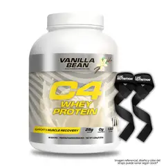 CELLUCOR - C4 Whey Protein 5 LB - Vanilla Bean + Straps
