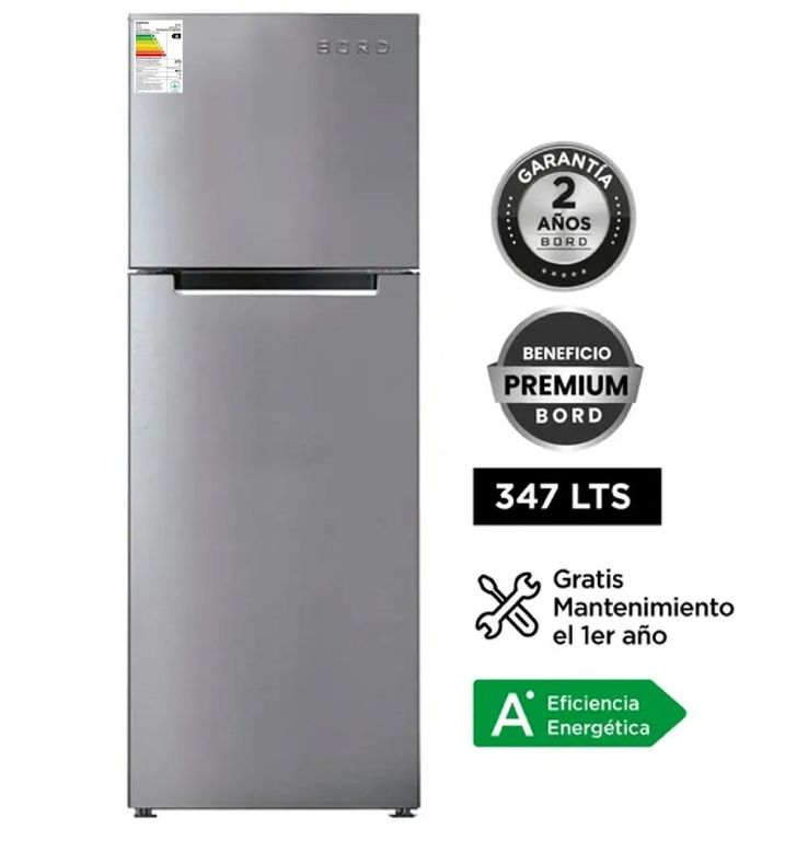 Refrigeradora 347L Top Freezer No Frost RE340NFI-H - Plateado