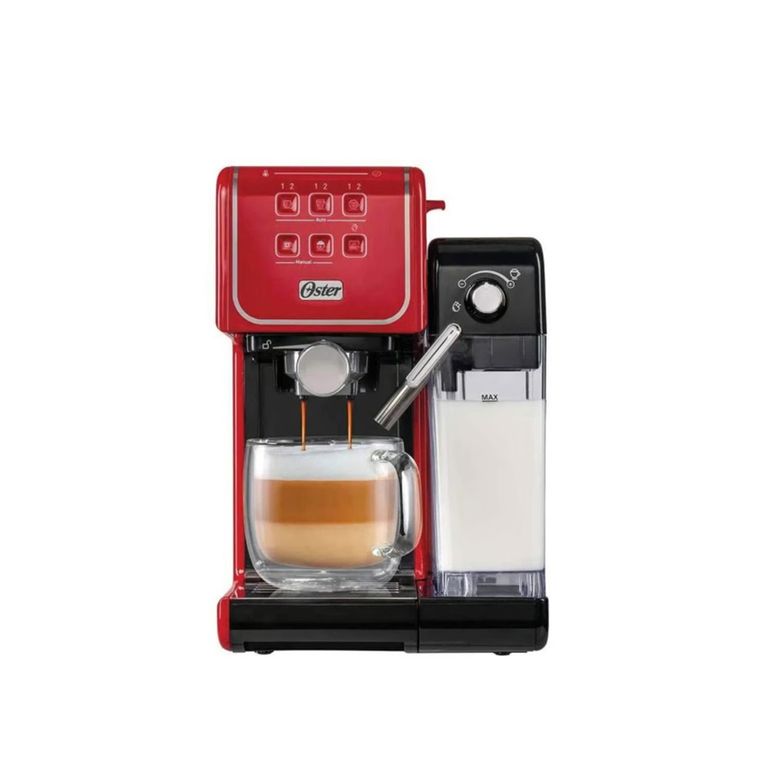 Cafetera PrimaLatte Touch BVSTEM6801R Rojo
