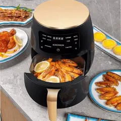 OEM - Freidora de Aire de 6L Gran Capacidad 2400W Cocina Saludable, Rápida y Crujiente