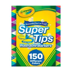 CRAYOLA - Marcadores Super Tips x150 und