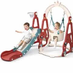 GENERICO - Centro De Juegos Tobogán Columpio Niños Multifuncional Recreativo