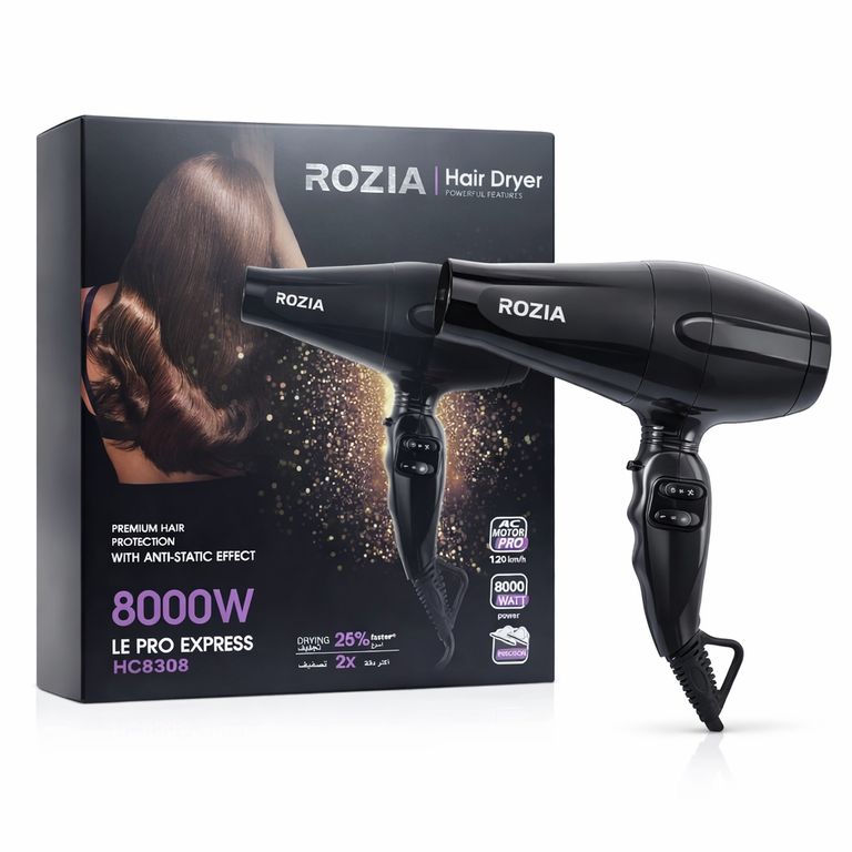 Secador De Cabello Rozia Profesional 8000W