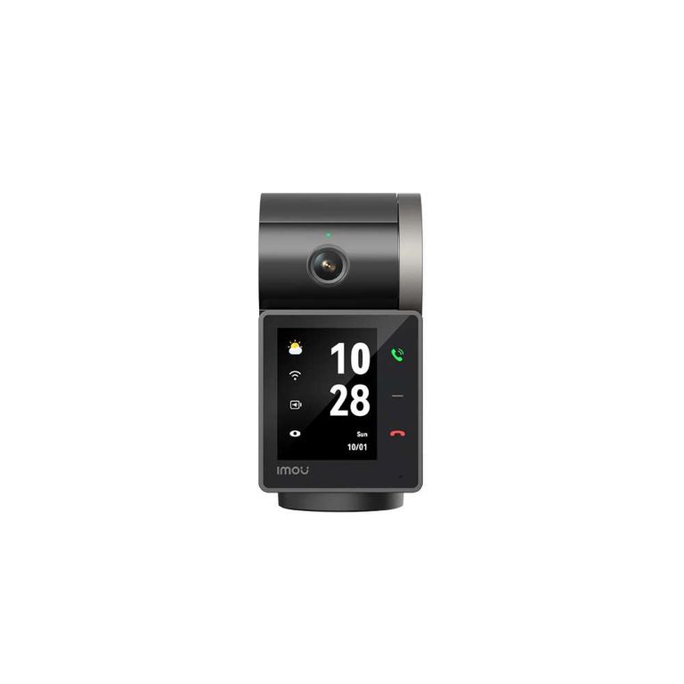 REX VT Cámara de seguridad WIFI 3K 5MP PT 360, audio 2 vías alarma de reloj sirena y luz