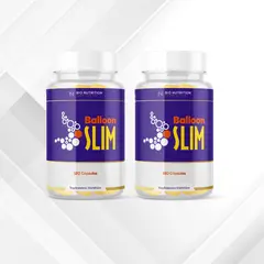 BIO - Balloon Slim 120 Cápsulas Suplemento Dietético con Té Verde, Glucomanano y Cromo