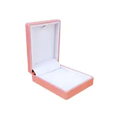 CLEO JOYAS & ACCESORIOS - Estuche Caja Rectangular Rosa con Luz Led
