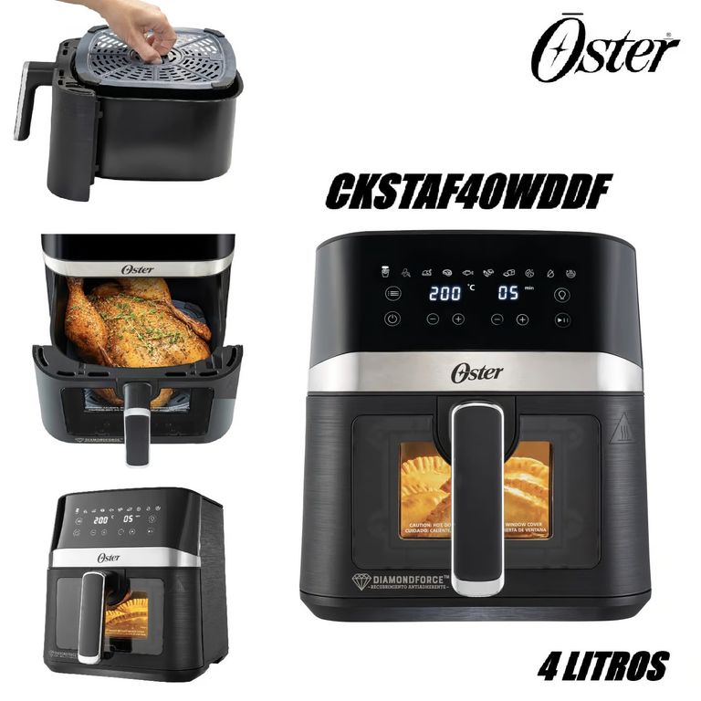Freidora de Aire Digital Oster® 4L CKSTAF40WDDF