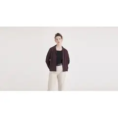 DOCKERS - BLUSA T3 LS COLLARED TOP WINETASTING