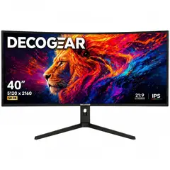 DECO GEAR - Monitor Ultrawide 40 5K2K Nano IPS 75Hz 1ms 10-bit HDR400 USB Hub