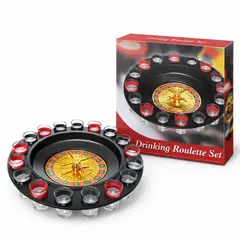 OEM - Juego De Mesa Ruleta De Bebidas Shots Fiesta