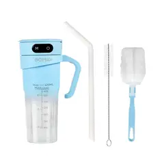 BOMIDI - Licuadora Portátil JB01 Celeste 450ml 65W