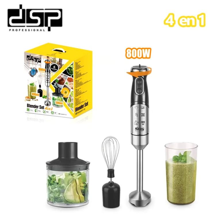 Batidora de Inmersión 4 en 1 800W