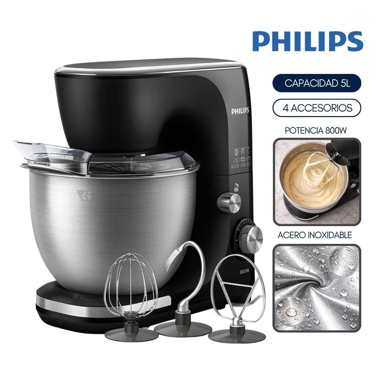 Batidora planetaria 5lt 800w HR792290