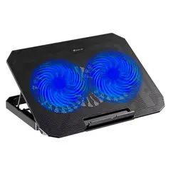 XTRIKE ME - Base Cooler para Laptop Negro 2 Ventiladores USB LED FN-818