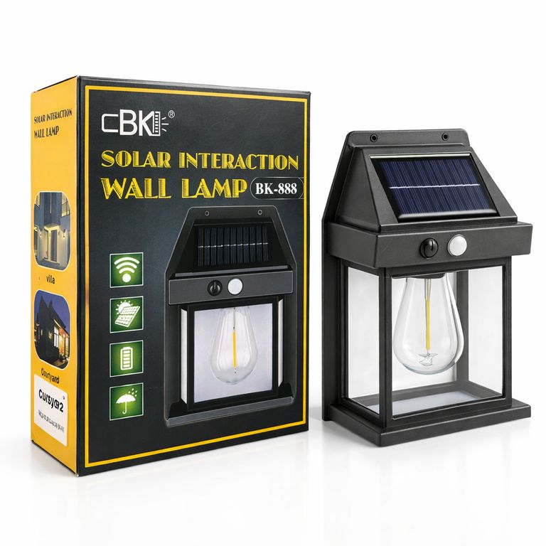 Farola Lámpara De Luz Con Panel Solar Recargable
