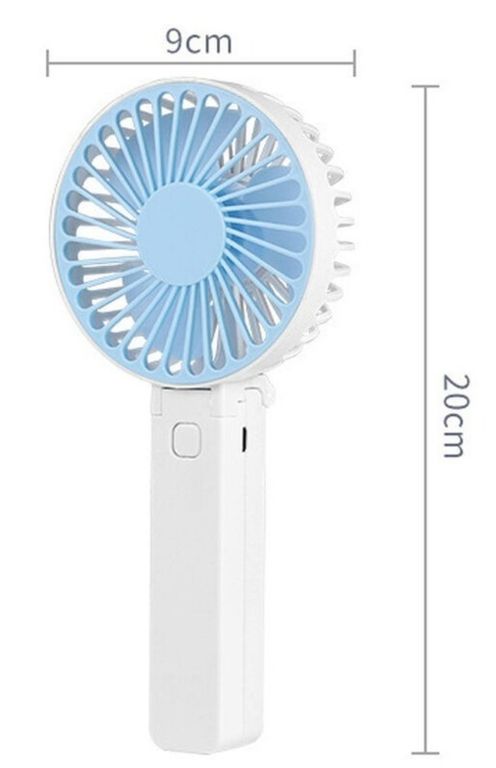 Mini ventilador portátil de mano plegable USB recargable