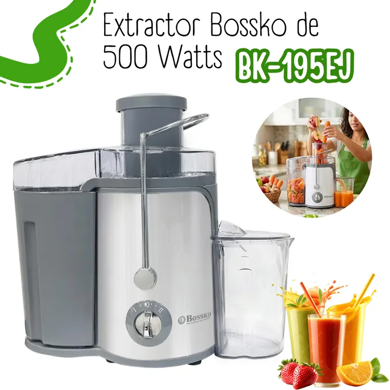 Extractor De Jugos de 500 W BK-195EJ PLOMO