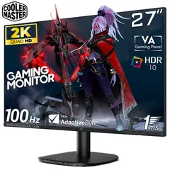 COOLER MASTER - Monitor 27 VA GA271 2K WQHD (2560x1440) 100HZ, 1MS, HDMI, DP