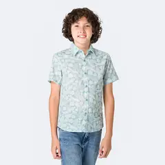 PIONIER - Camisa Moda Habranhh Popelina Niño