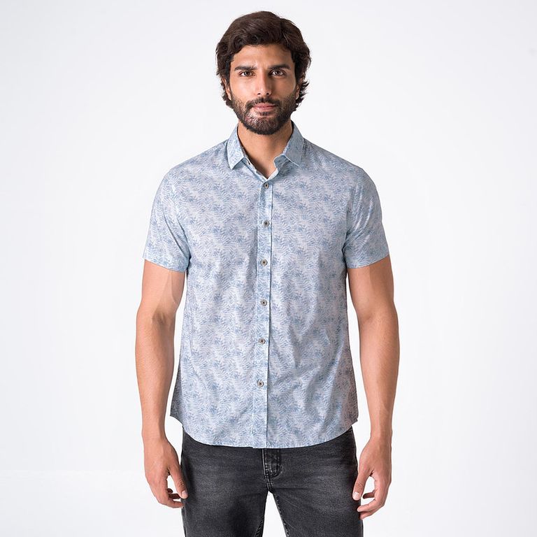 Camisa Moda Romman Popelina Hombre