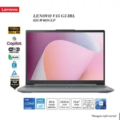LENOVO - V15 G5 IRL INTEL I7-13620H 8GB RAM DDR5 512GB SSD INTEL UHD GRAPHICS 15.6 FHD FD