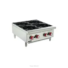 ILUMI - Cocina industrial de sobremesa a gas 4 hornillas