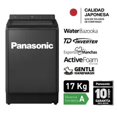 Panasonic - Lavadora NA-FD17X3 Power Wash Series 17Kg