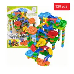 GENERICO - Lego Carrera de Canicas - Track Maze - 328 Pcs