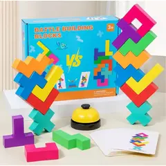 GENERICO - Desafío de Equilibrio y Lógica Juego de mesa con Bloques
