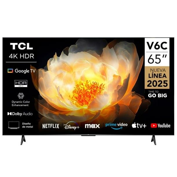 Televisor LED 65" UHD 4K Google Tv 65V6C Año 2025