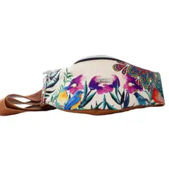 CHULA TULUM - CANGURO MODELO KANGOO BAG DISEÑO FLOR DE VERANO