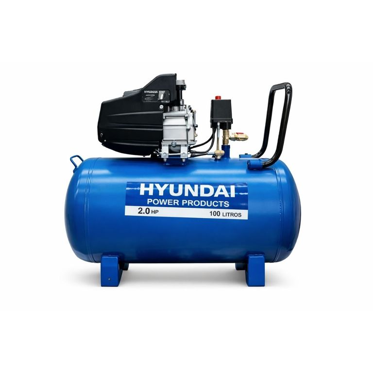 Compresora Aire Portatil 2 HP 100 Litros HYXY100D