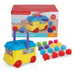 GENERICO - Juego de Encaje - Bus Escolar