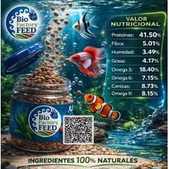 GENERICO - Alimento para peces ornamentales Bio Factory Feed