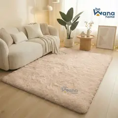 CASATEX - Alfombra piel de oso Rectangular 100 cm x 160 cm ROSADO